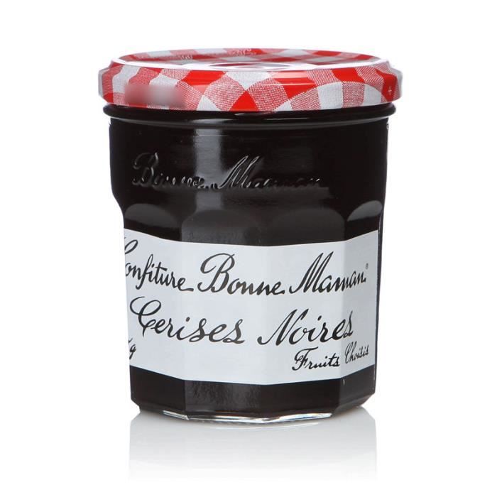 BONNE MAMAN Confitures cérises noires - 370 g