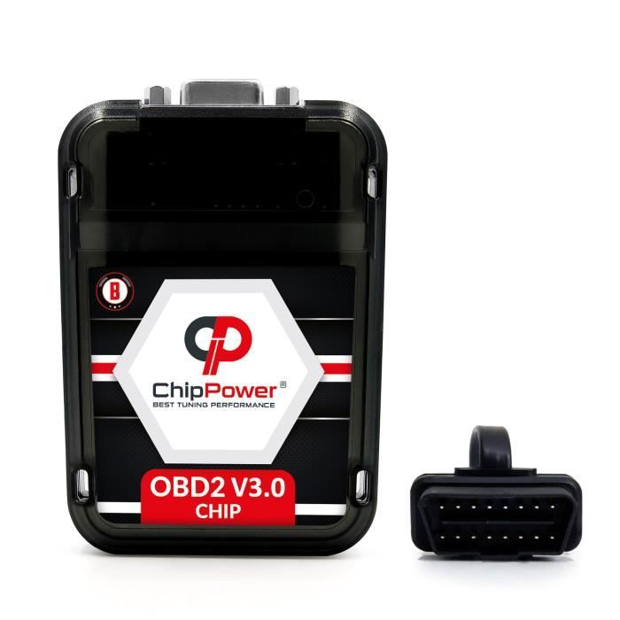 Boitier Additionnel OBD2 v3 pour Hyundai Kona 1.0 Turbo 88 kW 120 CV 2017+ Power Chip Tuning Box Essence