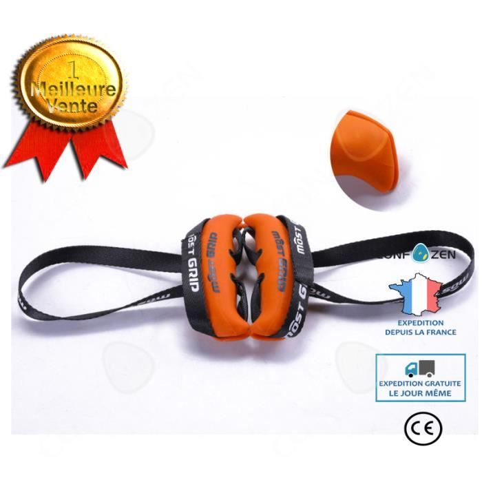 CONFO® Équipement de fitness exercice d'entraînement de force de traction TPE arc grip