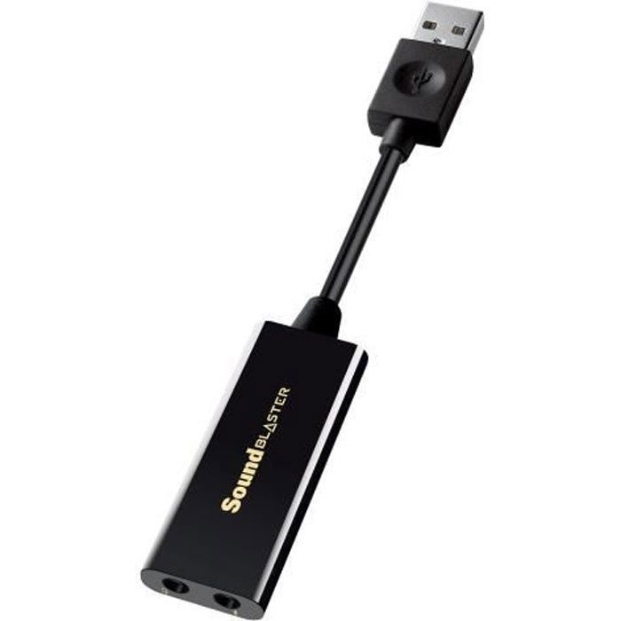Creative Sound Blaster Play! 3 Carte son 96 kHz 93 dB rapport signal à bruit stéreo USB