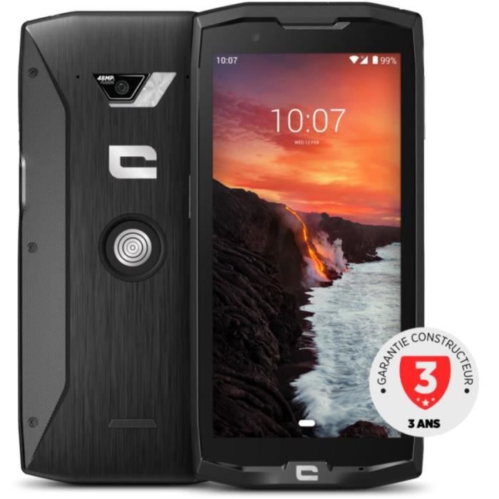 Mobile CORE-X4 64 GO + Verre trempé + câble USB + station de charge