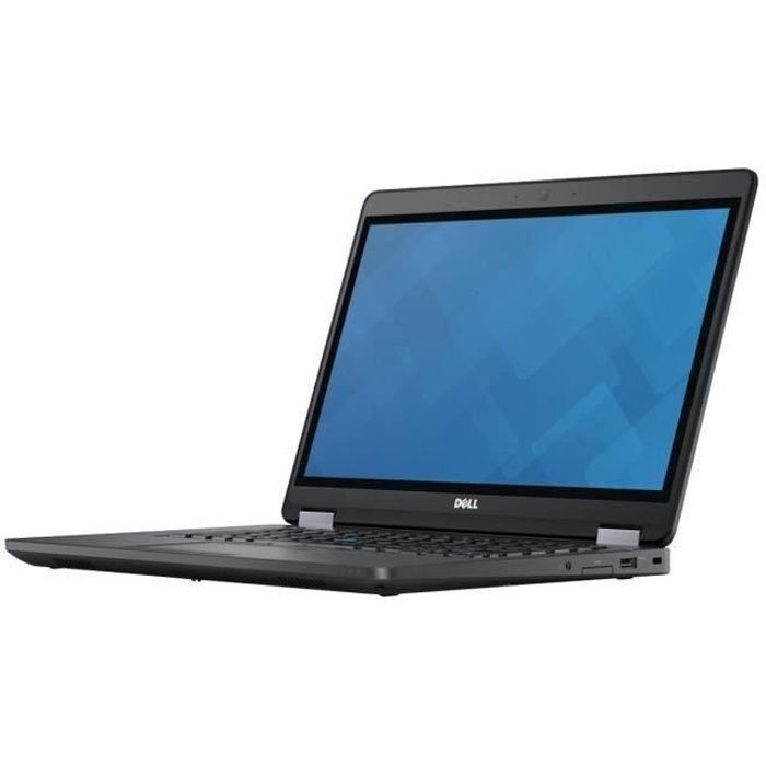 PC Portable Dell Latitude E5470 Core i5 6300U-2.4GHz - Windows 10 Pro 64bits - 8Go RAM - 256Go SSD 14