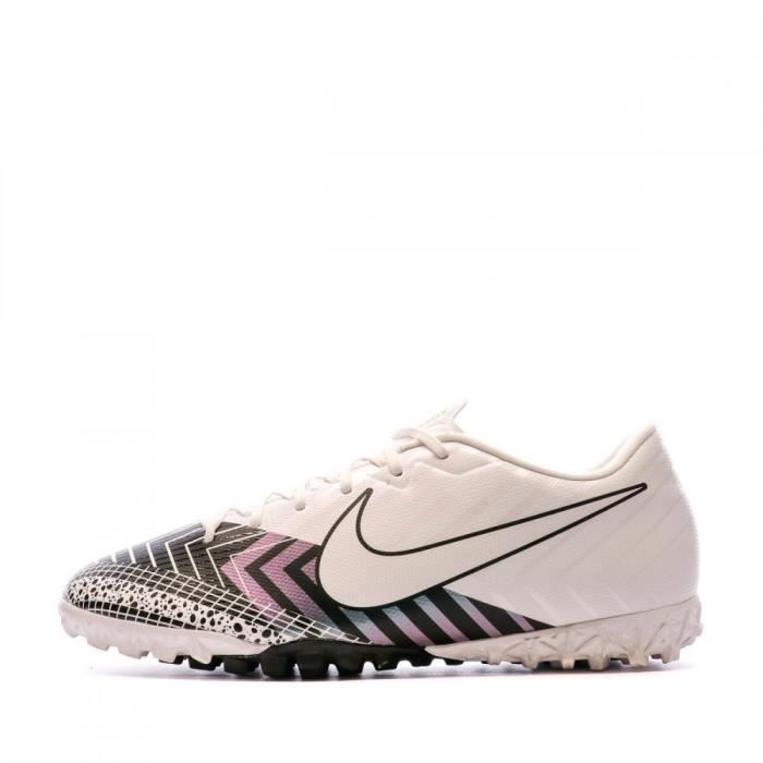 Chaussures de foot Blanc/Gris Homme Nike Vapor 13 Academy TF