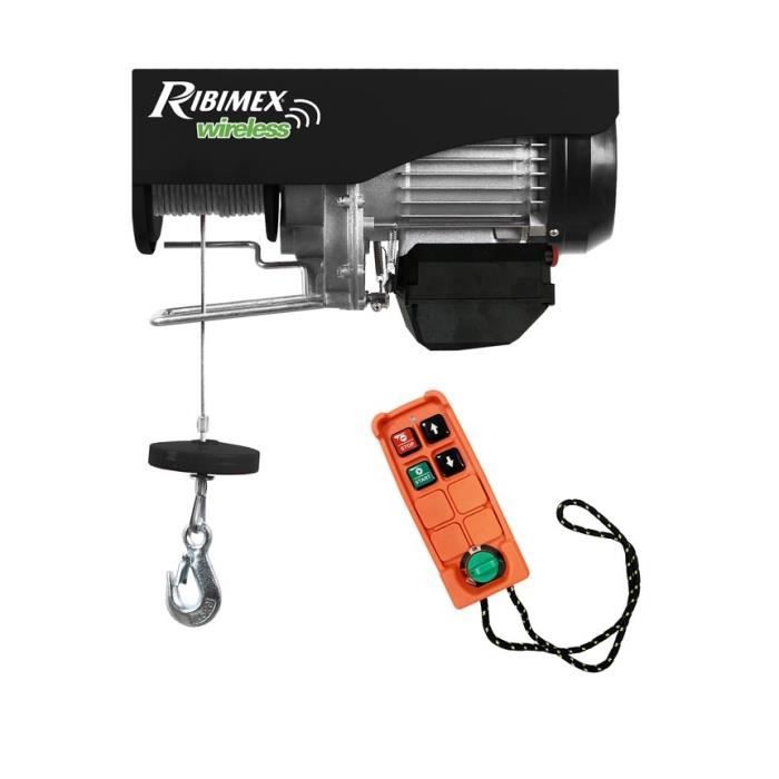 Palan électrique 400-800kg avec télécommande - PE400-800T - RIBIMEX