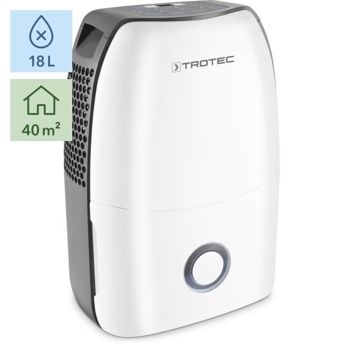 TROTEC TTK 60 E Déshumidificateur (18 l/j) pour 40 m²/100 m³