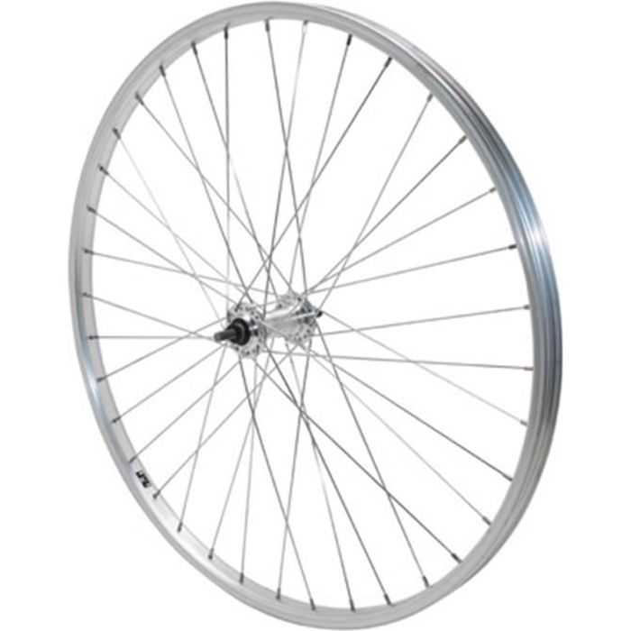ROUE VTT 26- AVANT ALU MOY ALU AXE PLEIN (VENDU SANS ECROU 9X100)