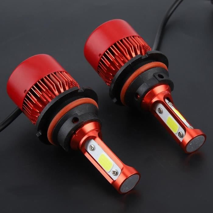 ZJCHAO Phare de voiture à LED S2-COB 1 paire de phare LED de voiture S2-COB H1 H3 H4 H7 H11 H13 9004 9005 9006 9007 ampoule de