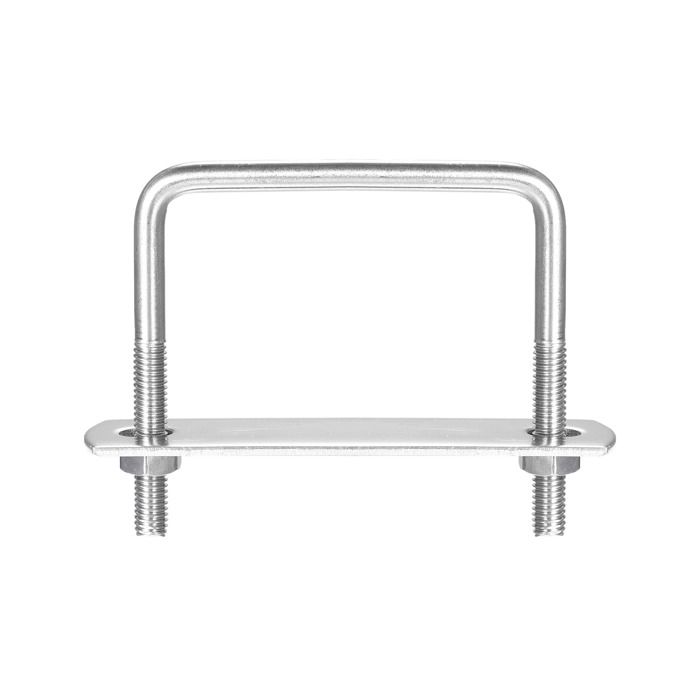 Ensemble De 3 Carrés U-Boulons Uxcell - 51mm Intérieur, 120mm Longueur, M6 - Neuf
