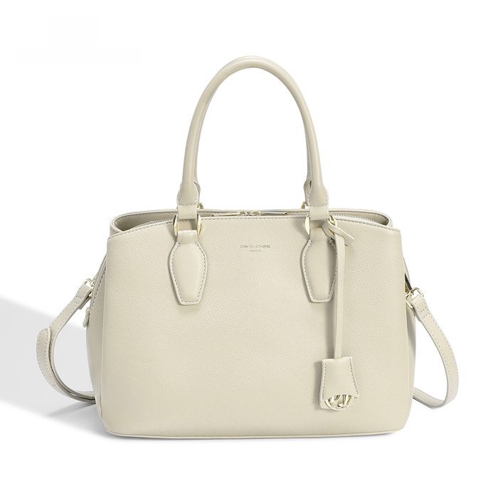 David Jones - Sac à Main Elégant Cuir PU Femme - Beige David Jones - Sac à Main Elégant Cuir PU Femme - Beige