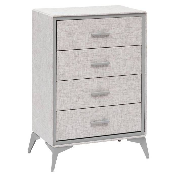 Commode 4 tiroirs Granite gris - 5five Commode 4 tiroirs Granite gris - 5five