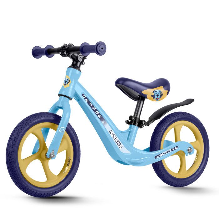 Draisienne Cariboo Magnesium Air Roues 12", Cadre Magnésium, Réglable, Pour Enfants 3 Ans, Jusqu'à 30kg