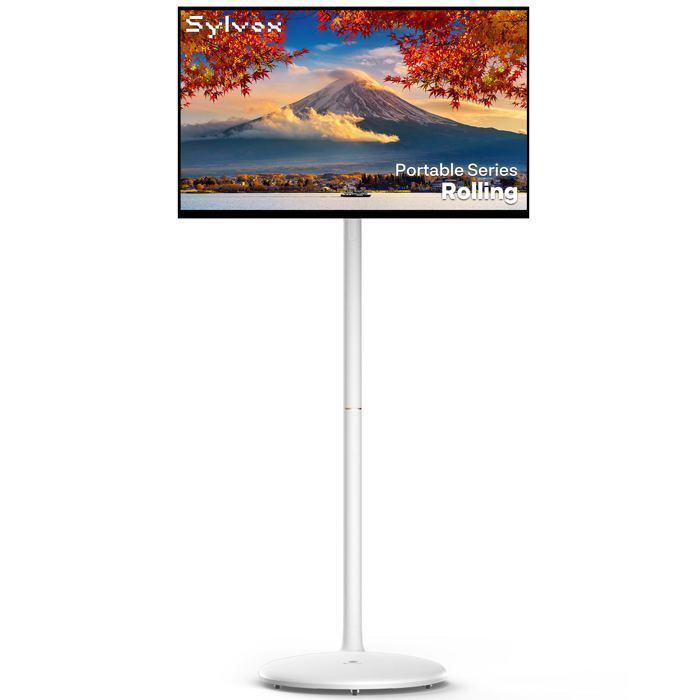 TV portable SYLVOX Rolling TV 32 (81 cm) Écran tactile rotatif Android TV 1080p