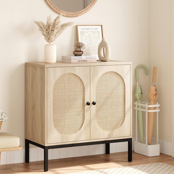 Meuble TV ovale moderne Gline avec plateau en marbre blanc avec tiroirs et rangement pour téléviseur 2200 mm｜Homary