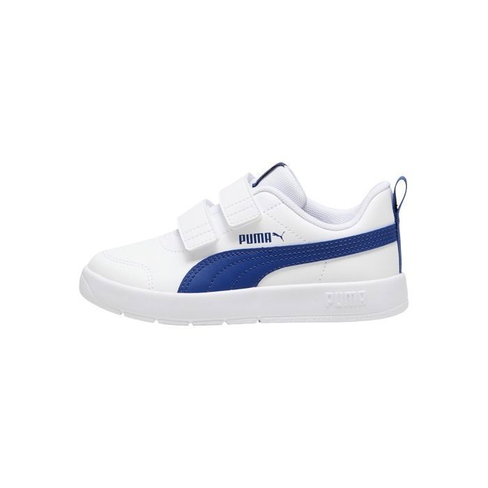 Puma Basket Basse  à Scratches Puma Courtflex V3 V PS - Blanc - Clyde - Royal