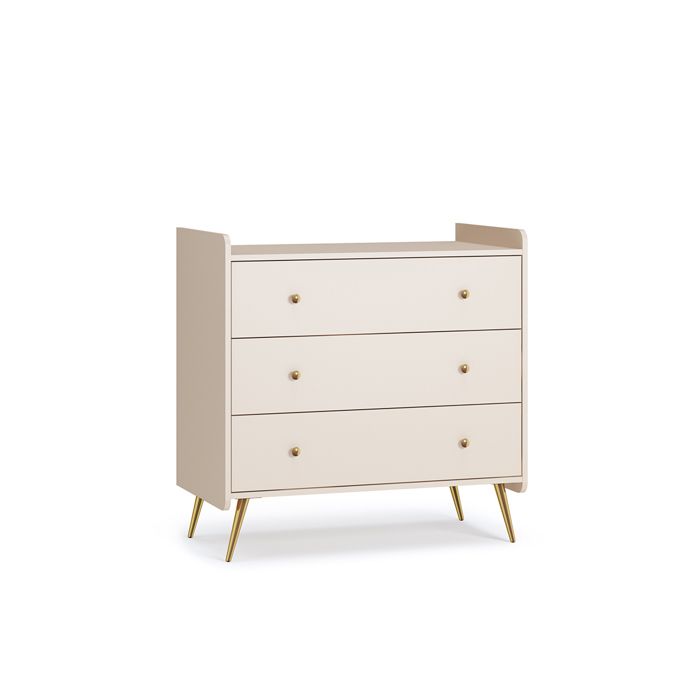 Commode à langer 3 tiroirs Vox - Lunea - 90 x 92 x 48cm - Cachemire Commode à langer 3 tiroirs Vox - Lunea - 90 x 92 x 48cm - Cachemire
