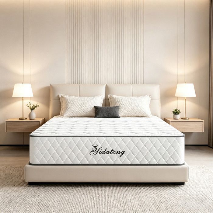 Matelas mémoire de forme 140x190 cm matelas de lit dadulte Soutien Tonique Silencieux sans Bruit Respirante Épais 27cm