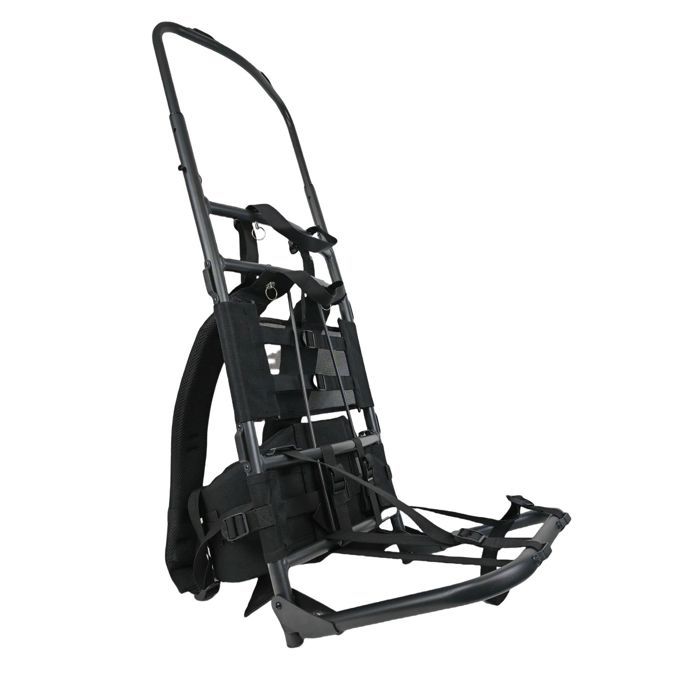 Noir Sac à dos cadre aluminium randonnée trekking charge lourde confort renforcé épais support extérieur sport montagne alpinisme