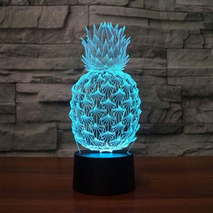 3D Lampe Illusion Optique LED Veilleuse Optiques Illusions Lampe de Nuit 7 Couleurs Tactile Lampe de Chevet Chambre Table Ar Femeo