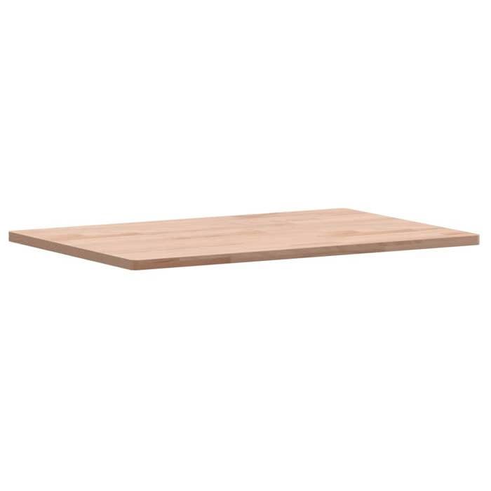 Panneau de remplacement Brun - Dessus de table 60x40x15cm rectangulaire bois massif de hêtre 3.3 Kg 508466 9287330