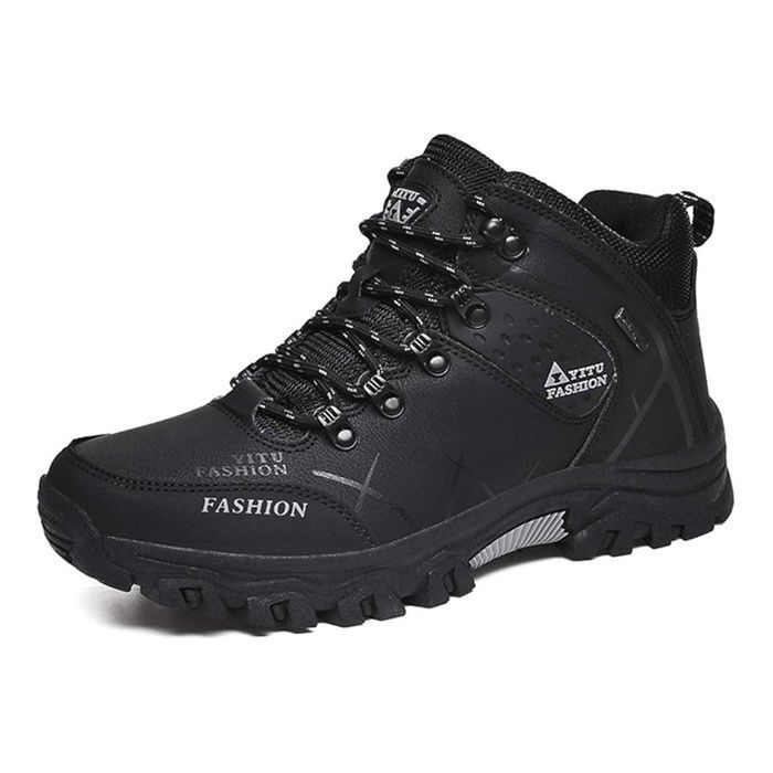 Chaussures de randonnée homme noir - Dofilo - trekking outdoor imperméable respirant confortable