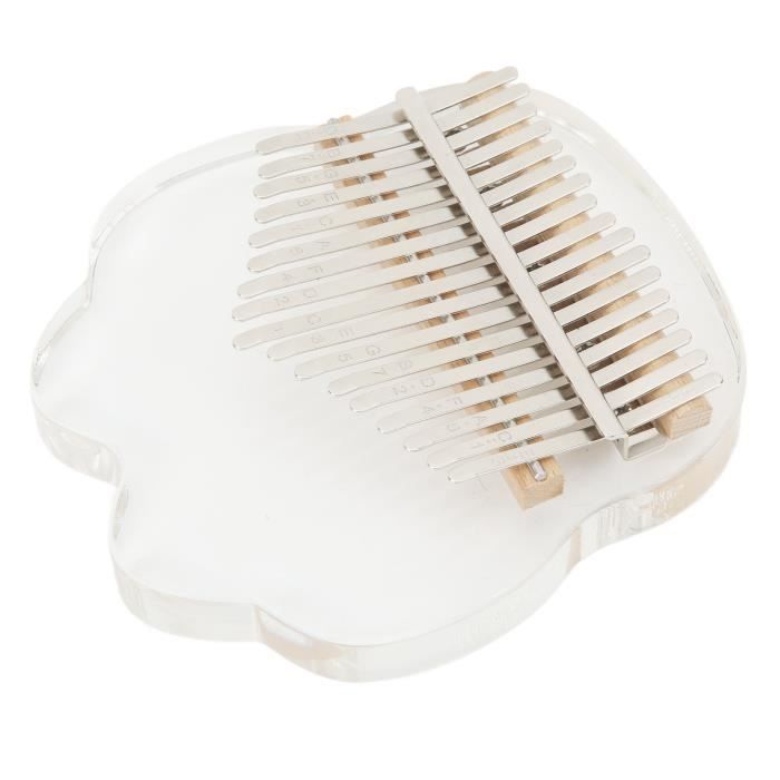 Kalimba Mini Portable - Piano à Pouces 8 Notes En Bois - Instrument De Poche Avec Lanière - Pour Débutants Et Déco