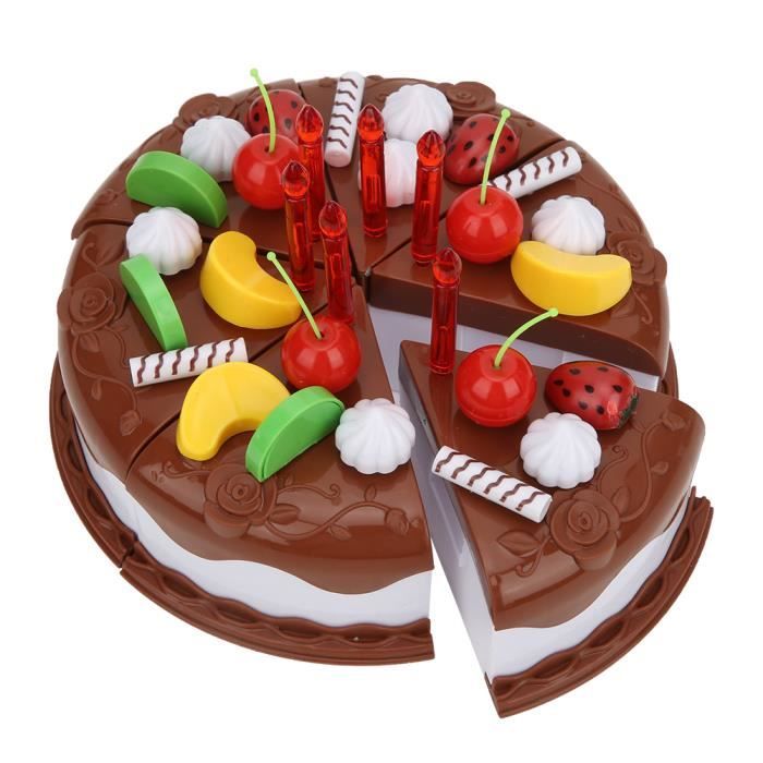 Gateau D Anniversaire De Simulation Pour Enfants Jouet Educatif Pour Garcons Filles Chocolat Col Achat Vente Jouet Simulation Bricolage Gateau Cdiscount