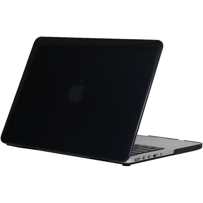 Coque MacBook Pro 13 pouces avec Retina Display, Non CD-ROM [Modèles:  A1502-A1425] Rigide Housse de Protection - Noir - Cdiscount Informatique