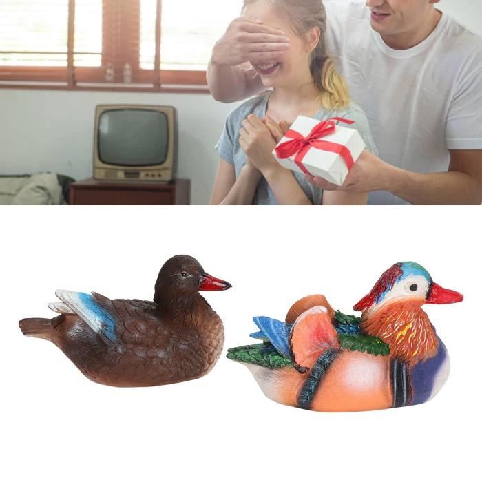 Mothinessto Statue De Jardin Grenouille Flottante Résine Colorée