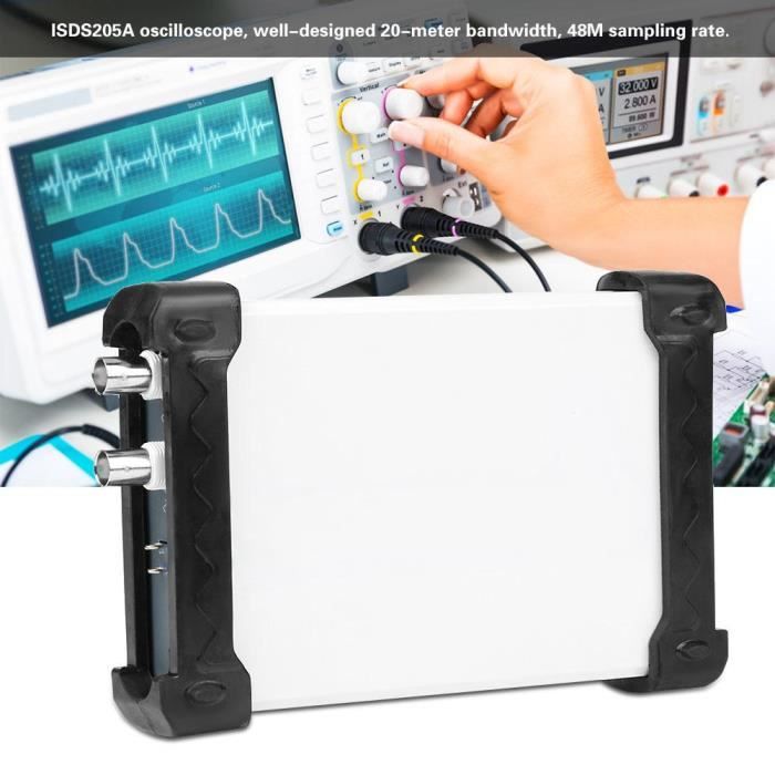 Oscilloscope USB 3 en 1 20M PC numérique + Analyseur de spectre