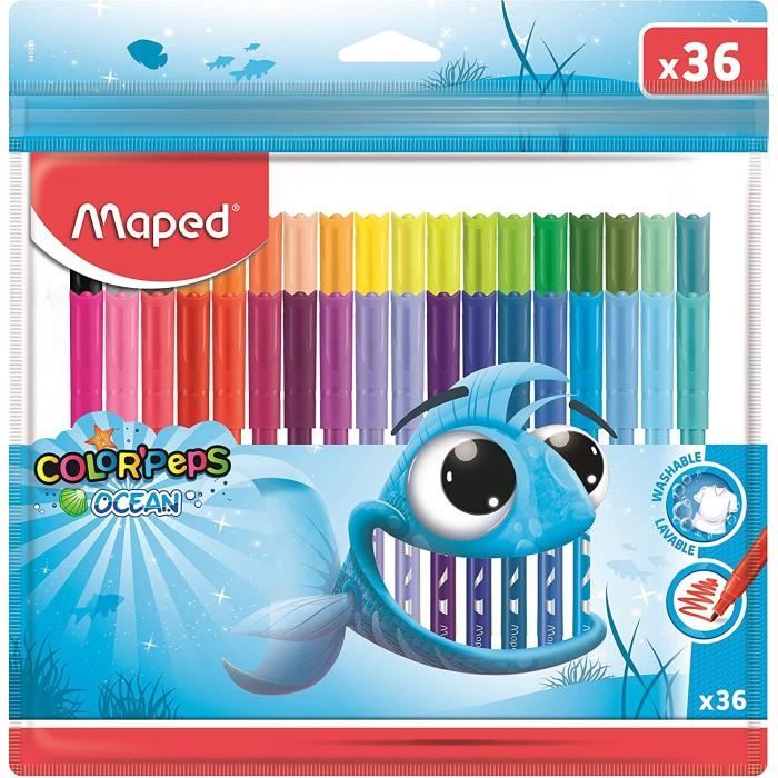 Achat / Vente Maped Feutres de coloriage Duo Color Pep, 10 feutres