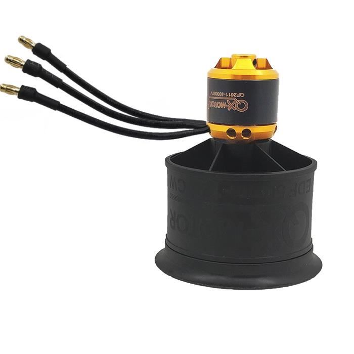 Unité EDF à Jet de ventilateur canalisé FMS 70mm, 4s Pro V2, 12 pales avec moteur 2845 KV2750 (en option), puissance du moteur, modèle d'avion RC, pièces d'avion  26