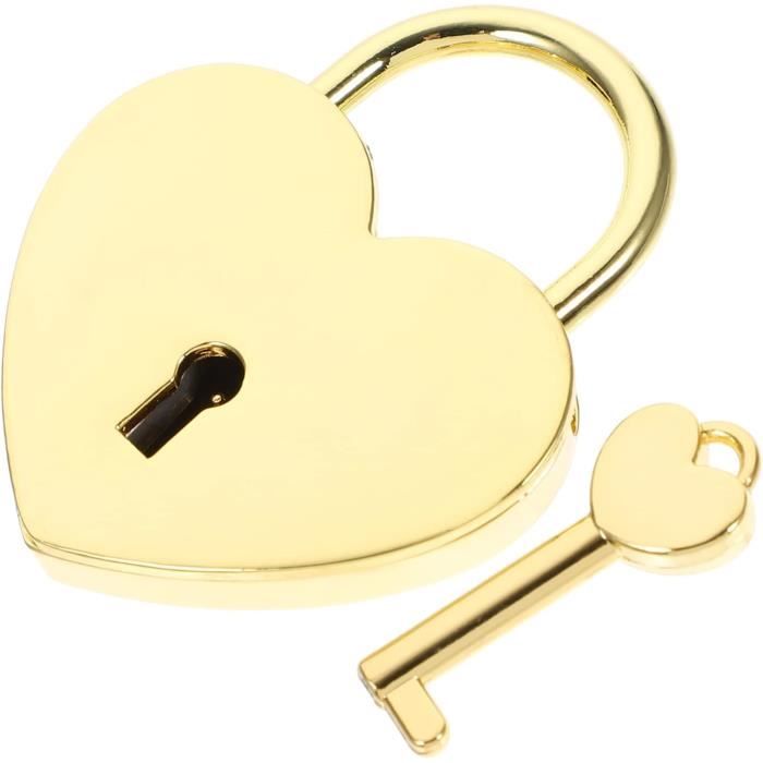 Serrure De Sac - Mini Sac à Cadenas En Métal Vintage En Forme De Cœur