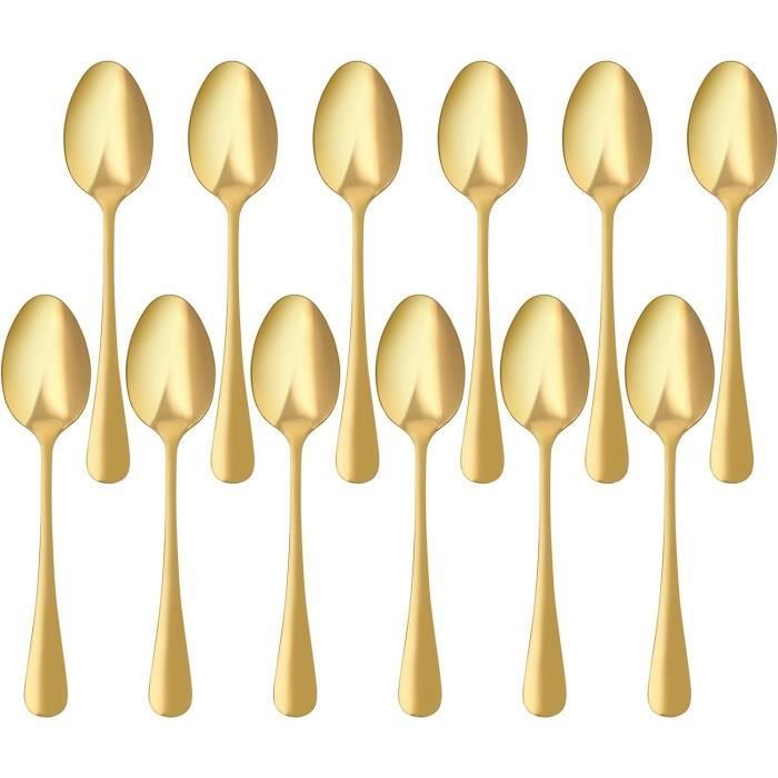 Lot De 12 Cuillères à Café Herogo – Inox – 14 Cm – Design Sobre