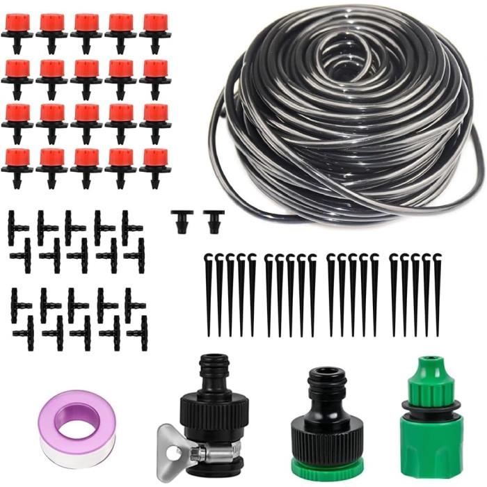 Système D'Arrosage Automatique Solaire JIYANG - 10m Tuyau, 10-15 Pots, 6 Modes - Pour Jardin/Balcon