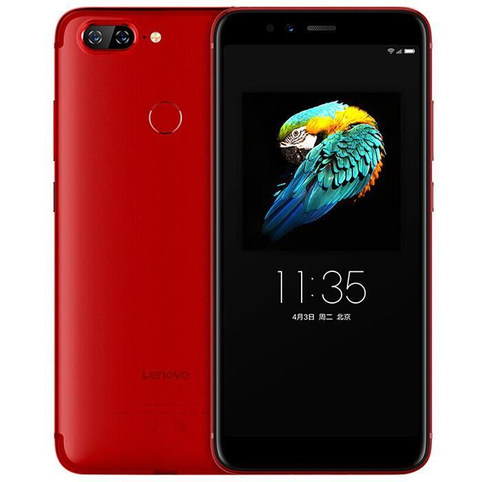 Lenovo S5 4G Tablette Smartphone Rouge 4GB+64GB Dual SIM 16MP ...