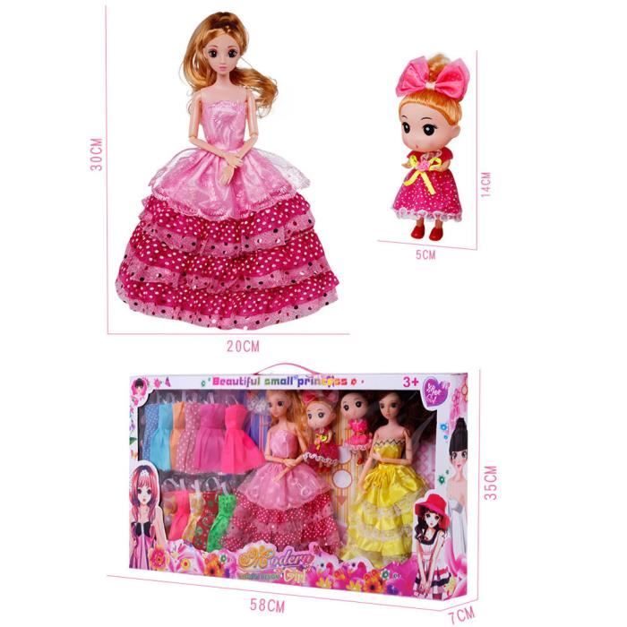 V/êtements Mode Robe Dentelle Accessoires Pour Poup/ées Doll Girl # 1