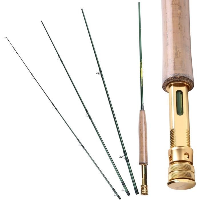 Canne à Pêche à La Mouche Vintage 101 – Avec Moulinet