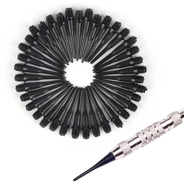 Lynqvor 100 Pièces Pointe Flechette Plastique,Embout