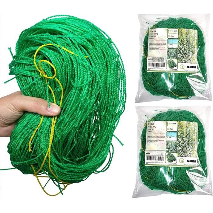 Filet De Support Pour Plantes Grimpantes - 40x40 Cm à 120x120 Cm, Polyester, élastique, Pour Tomates, Concombres...