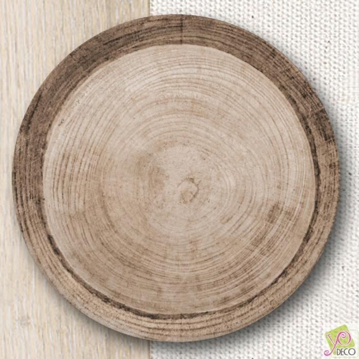 Porcelaine MamboCat Lot De 4 Assiettes à Pizza Napoli Green & Red I 33 Assiette A Pizza