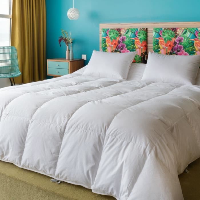 My Lovely Bed - Couette 4 Saisons 240x260 cm, 3 en 1 (200g/m² et 300g/m² =  500g/m²)