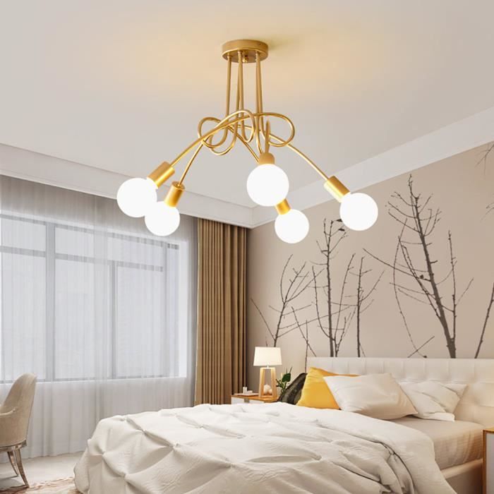 Riohan Spoutnik Plafonnier, 10 Light E27 Modern Suspension Luminaire Riohan Spoutnik Plafonnier, 10 Light E27 Modern Suspension Luminaire
