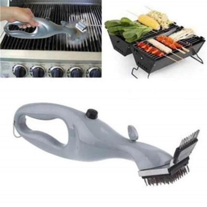 Brosse à BBQ - Lot de 3 - Acier Inoxydable - Nettoyage Vapeur - Sans Produits Chimiques