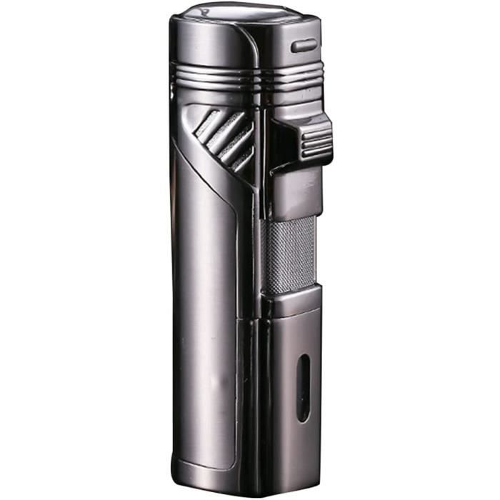 Briquet Jetflamme Sondiko Rechargeable - Flamme Réglable Jusqu'à 13,5 Cm, Verrouillage Sécurité - Pour Cuisine, Camping - 12
