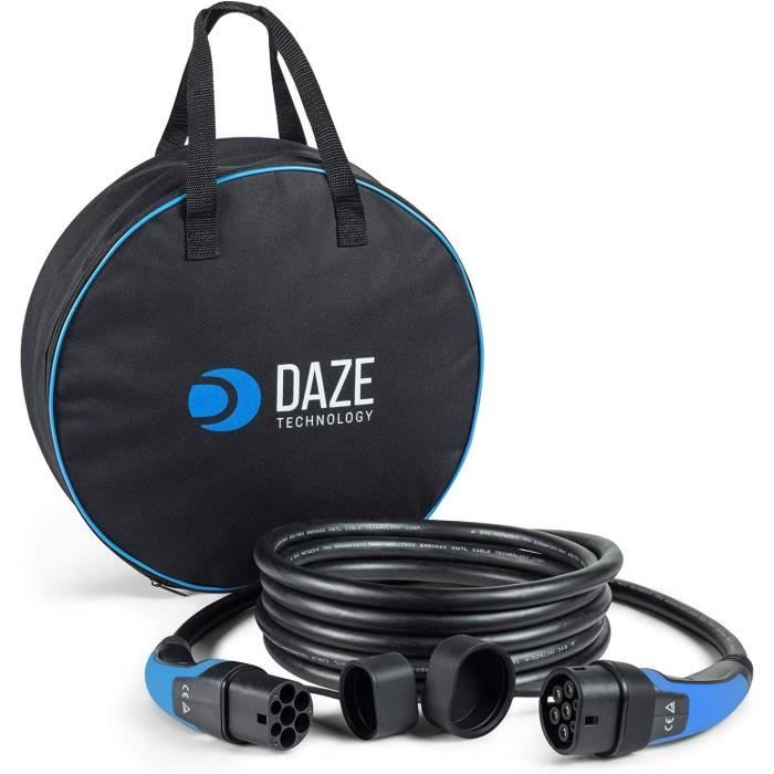 Daze Câble Charge Ev Mode 3 Voitures Électriques Hybrides Phev Étui | Type 2 À 32 Monophasé 74 Kw