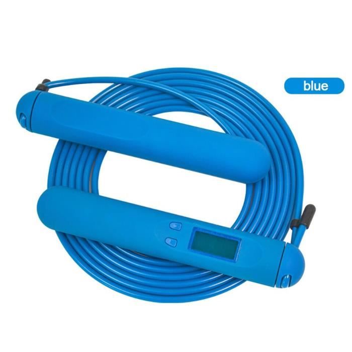 Corde à Sauter Électronique Avec Télécommande - 1-10 Vitesses, Compteur LED, Pour Fitness Maison - 2