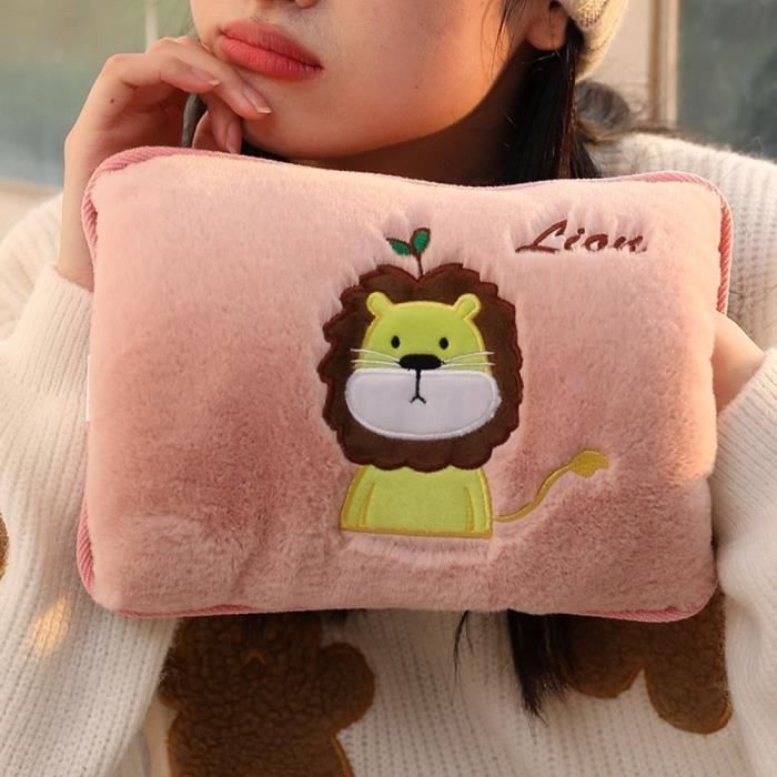 Coussin Fraise Kawaii – Oreiller Chauffant Doux Et Portable – Multifonction Bureau, Voyage, Maison – Cadeau Fille Garçon