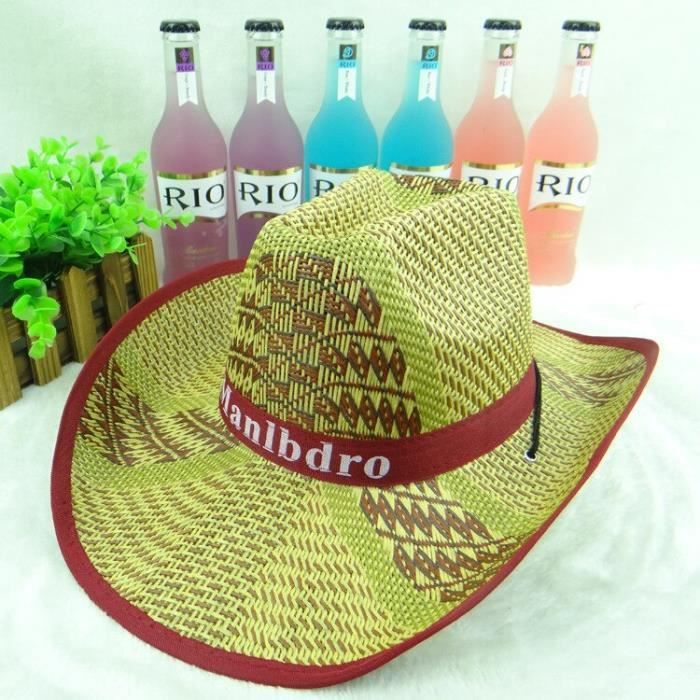 Chapeau Style Panama Unisexe - Motif Carreaux, Bord Court - Taille Unique - Inspiration Jazz - Neuf Avec étiquette