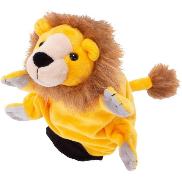 HUNYA Marionnettes à Main Peluche Carrières - Pompier, Médecin, Cuisinier Et Plus Pour Jeu De Rôle Enfants
