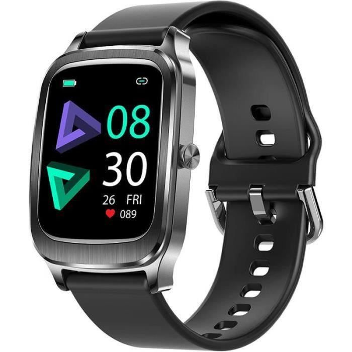 Montre Connectée SUPBRO 1,69" - Fitness Tracker Fréquence Cardiaque Et Sommeil - Étanche IP68 - IOS Android